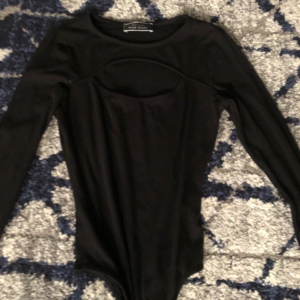 Black bodysuit shirt